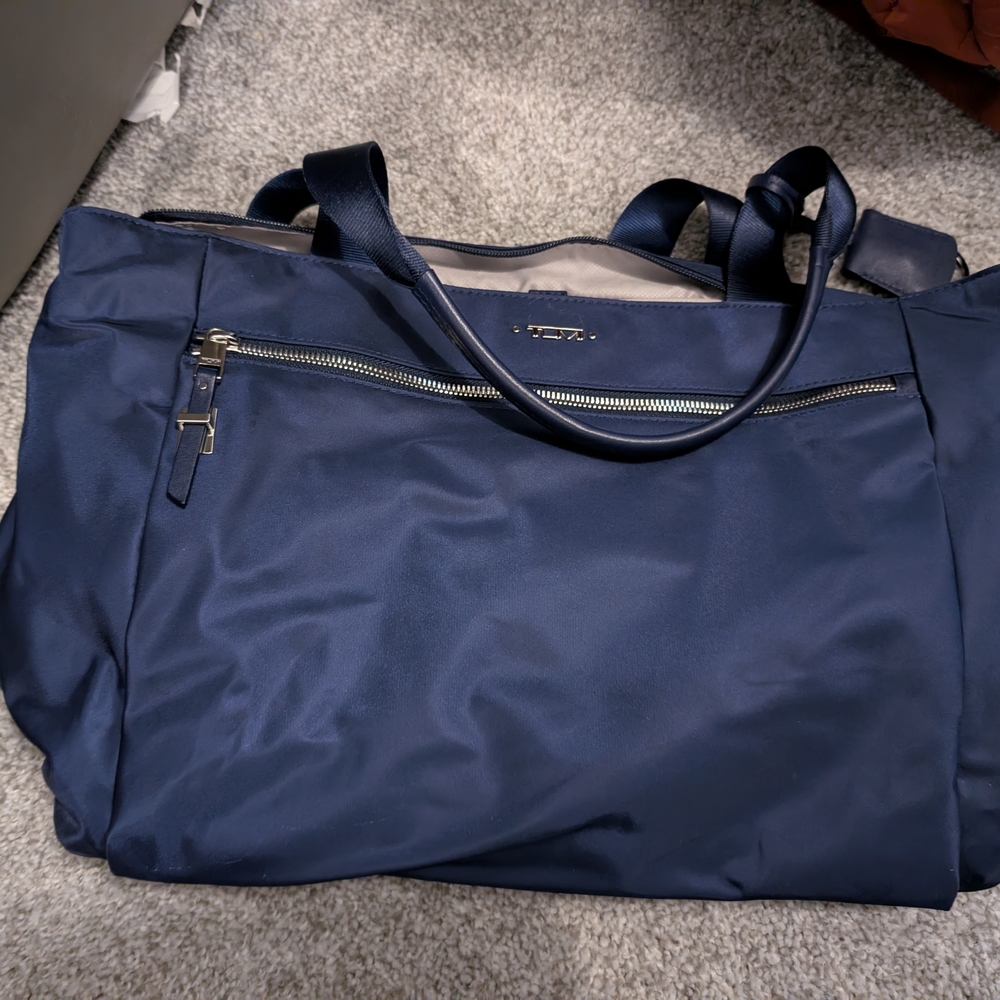 Tumi Navy Blue Mauren Tote Bag